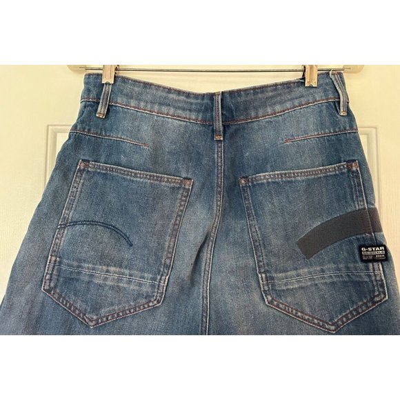 G Star Raw Original Jeans Shorts 27 Waist Button Close Snap Pocket 5 Pocket - Picture 4 of 15